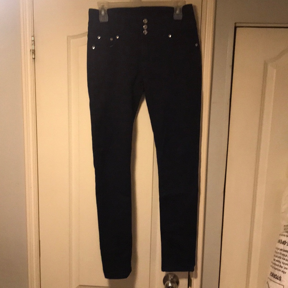 Roma Premium Navy Blue Skinny Jeans Size 4 (27)
